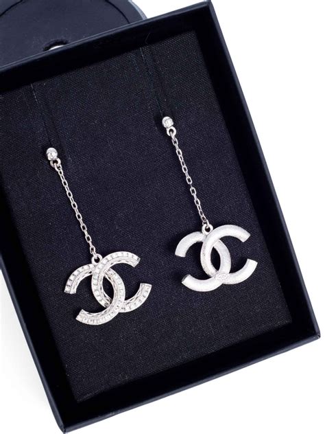 chanel earrings chanel|Chanel swarovski earrings.